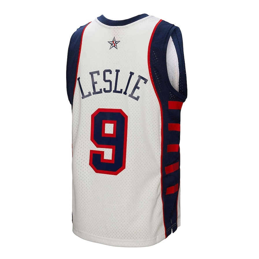 USA Basketball #9 Lisa Leslie Mitchell & Ness 2004 Hardwood Classics Swingman Jersey - White American Basketball Jersey