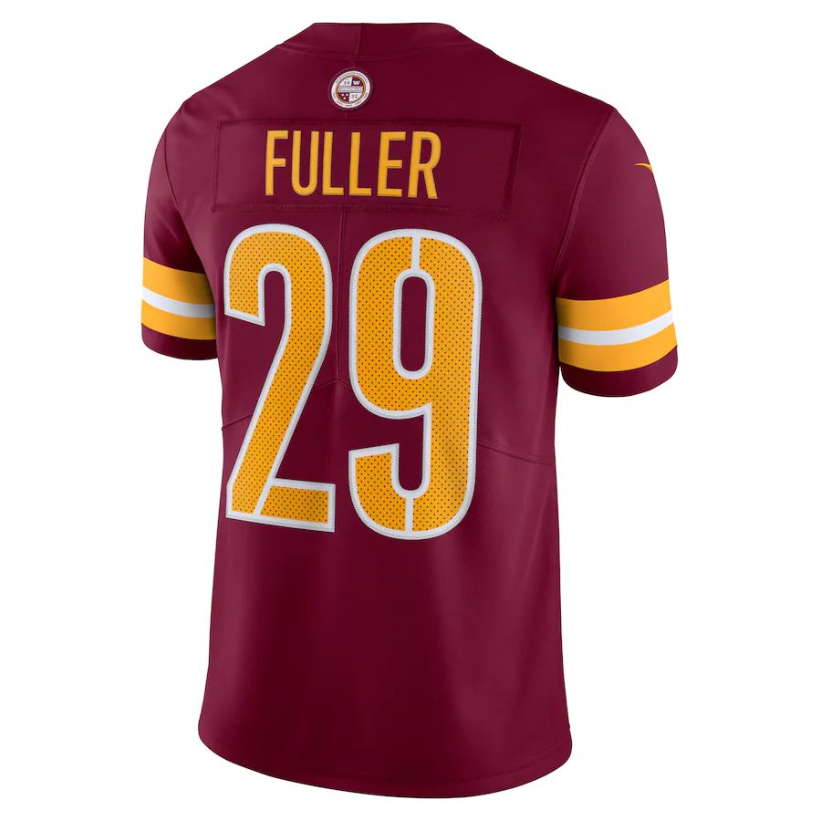 W.Commanders #29 Kendall Fuller Burgundy Vapor Limited Jersey Stitched American Football Jerseys