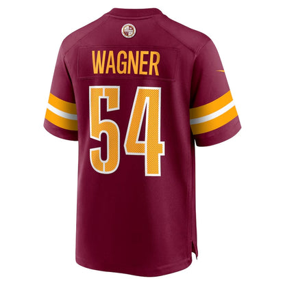 W.Commanders #54 Bobby Wagner Game Player Jersey - Burgundy American Football Jerseys