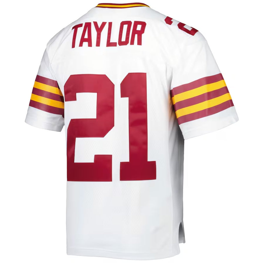 W.Football Team #21 Sean Taylor Mitchell & Ness Legacy Replica Jersey - White Stitched American Football Jerseys