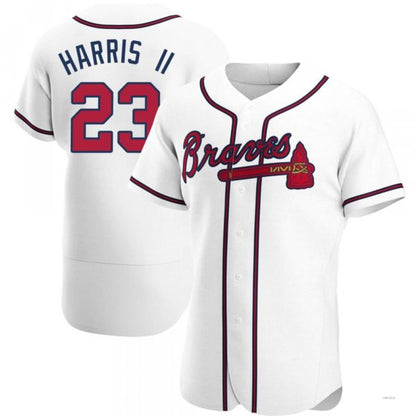 Atlanta Braves #23 Michael Harris II White Home Jersey Stitches Baseball Jerseys