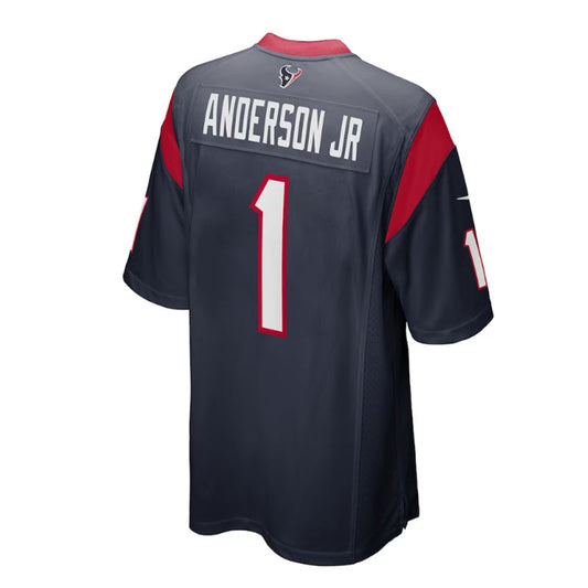 H.Texans #1 Will Anderson Jr. 2023 Draft First Round Pick Game Jersey - Navy Stitched American Football Jerseys