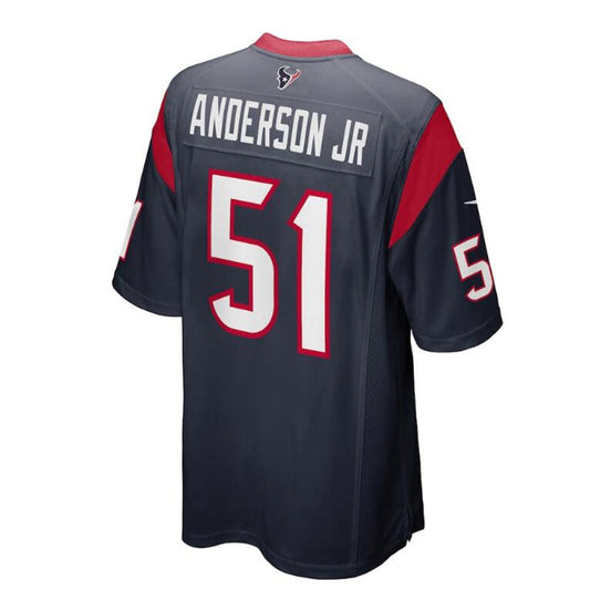H.Texans #51 Will Anderson Jr. 2023 Draft First Round Pick Game Jersey - Navy Stitched American Football Jerseys