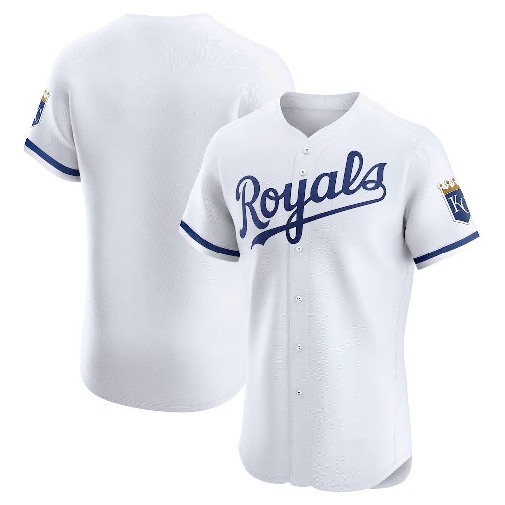 Kansas City Royals White KLUNKIM Home Limited Jersey