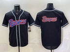 Texas Rangers Team Big Logo 2026 Fashion Replica Black KLUNKIM Out Stitched Jersey