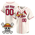 Custom St. Louis Cardinals x One Piece Cream KLUNKIM Vapor Premier Limited Jersey - Stitched