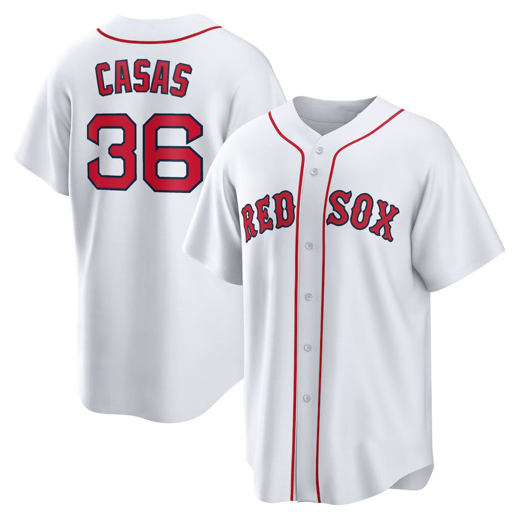 Boston Red Sox #36 Triston Casas White KLUNKIM Home Replica Jersey