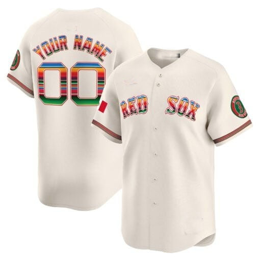 Custom Boston Red Sox Mexico Vapor Premier Limited Jersey ¨C Cream KLUNKIM