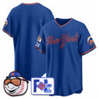 New York Mets Blank Royal KLUNKIM 2025 Spring Training Stitched Jersey