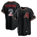 Arizona Diamondbacks #2 Geraldo Perdomo Player Black KLUNKIM USA 250 Fourth of July Game Home Stitched Jerseys