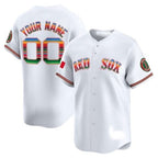 Custom Boston Red Sox Mexico Vapor Premier Limited Jersey ¨C All Stitched-White KLUNKIM