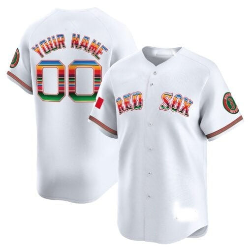 Custom Boston Red Sox Mexico Vapor Premier Limited Jersey ¨C All Stitched-White KLUNKIM