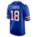 B.Bills #18 Amari Cooper Royal KLUNKIM Game Jersey