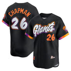 San Francisco Giants #26 Matt Chapman Black KLUNKIM Anthracite 2025 City Connect Limited Jersey