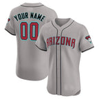 Custom Arizona Diamondbacks 2024 Flex Base Jersey - All Stitched-Gray KLUNKIM