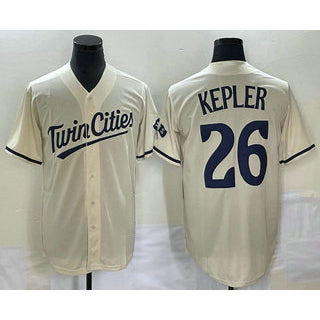 Minnesota Twins #26 Max Kepler Cream KLUNKIM 2022 City Connect Cool Base Stitched Jersey
