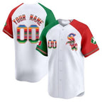 Custom Chicago White Sox Mexico Vapor Premier Limited Jersey V2- White KLUNKIM