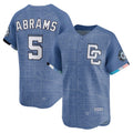 Washington Nationals #5 CJ Abrams Blue KLUNKIM 2025 City Connect Limited Jersey