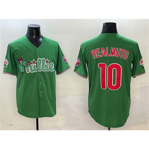 Philadelphia Phillies #10 J.T. Realmuto Green KLUNKIM Phanatic Limited Stitched Jersey