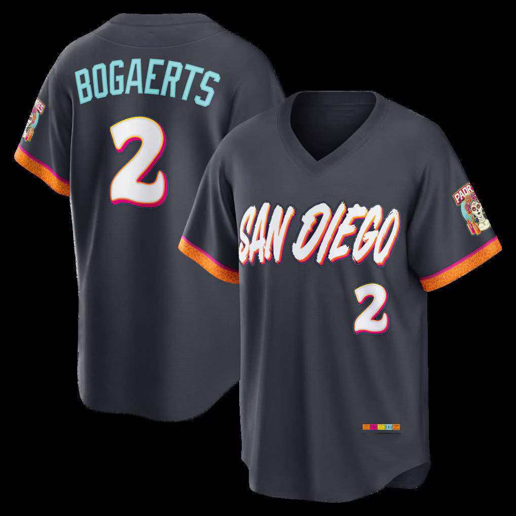 San Diego Padres #2 Xander Bogaerts Obsidian KLUNKIM 2026 City Connect Stadium Jersey