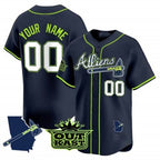 Custom Atlanta Braves Atliens Vapor Premier Limited Jersey V2 ¨C All Stitched-Navy KLUNKIM