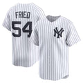 New York Yankees #54 Max Fried White KLUNKIM Home Limited Player Jersey 2