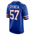 B.Bills #57 A.J. Epenesa Royal KLUNKIM Game Player Jersey