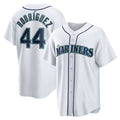 Seattle Mariners #44 Julio Rodriguez White KLUNKIM Home Replica Player Jersey