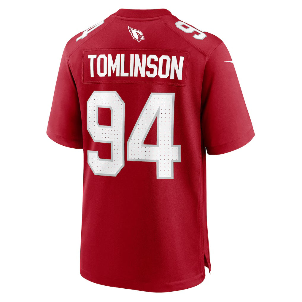 A.Cardinals #94 Dalvin Tomlinson Cardinal KLUNKIM Team Game Jersey