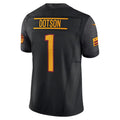 W.Commanders #1 Jahan Dotson Alternate Vapor F.U.S.E. Limited Jersey - Black KLUNKIM
