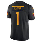 W.Commanders #1 Jahan Dotson Alternate Vapor F.U.S.E. Limited Jersey - Black KLUNKIM