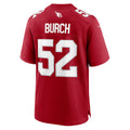 A.Cardinals #52 Jordan Burch Cardinal KLUNKIM Team Game Jersey