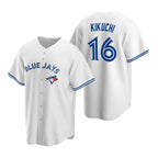 Toronto Blue Jays #16 Yusei Kikuchi White KLUNKIM Cool Base Stitched Jersey