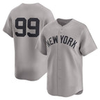 New York Yankees #99 Aaron Judge Gray KLUNKIM Road Limited Player Jersey