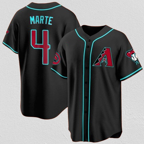 Arizona Diamondbacks #4 Ketel Marte Black KLUNKIM 2024 Cool Base Stitched Jersey