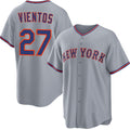 New York Mets #27 Mark Vientos Gray KLUNKIM 2025 Limited Stitched Jersey