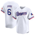 Texas Rangers #6 Josh Jung White KLUNKIM Home Limited Player Jersey