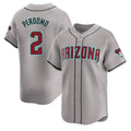 Arizona Diamondbacks #2 Geraldo Perdomo Player Gray KLUNKIM Road Limited Home Game Stitched Jerseys
