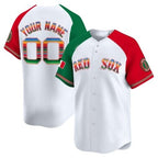 Custom Boston Red Sox Mexico White KLUNKIM Vapor Premier Limited Jersey ¨C Aiternate