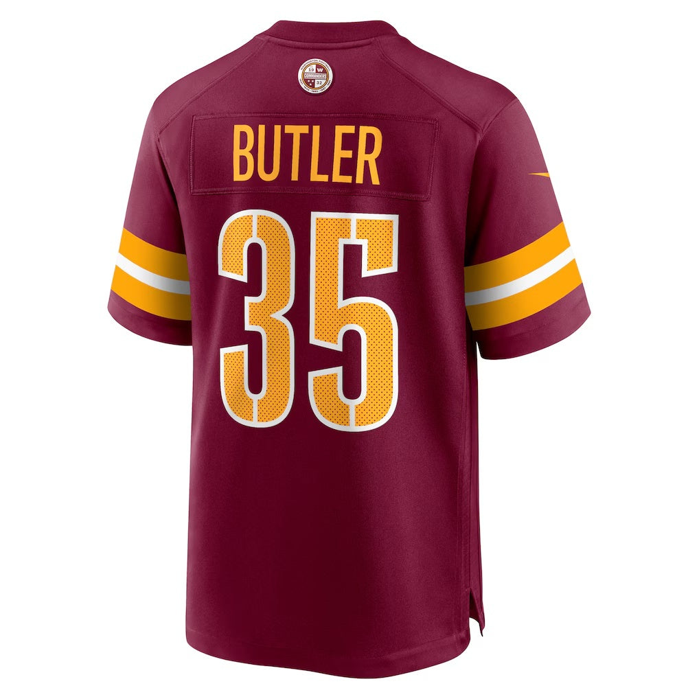 W.Commanders #35 Percy Butler Burgundy KLUNKIM Player Game Jersey