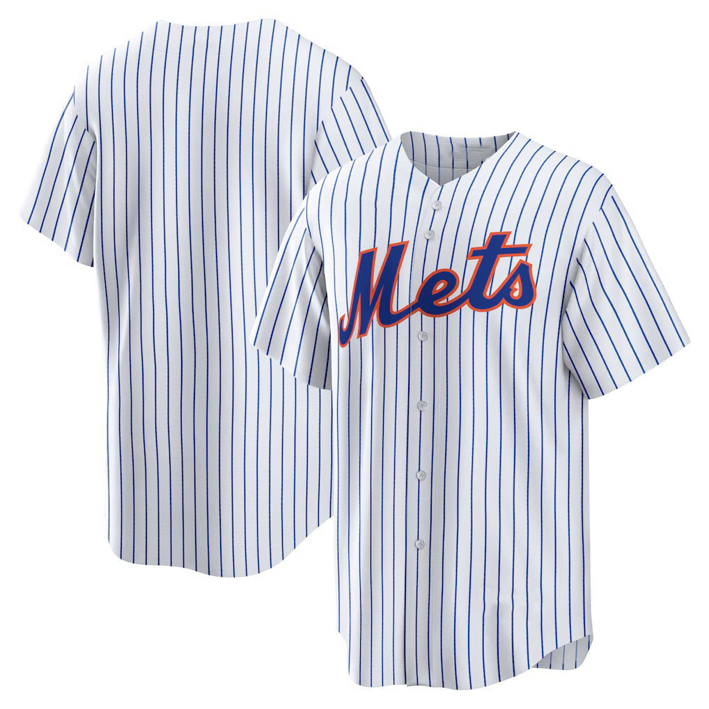 New York Mets White KLUNKIM Home Replica Team Jersey