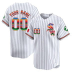 Custom Chicago White Sox Mexico Vapor Premier Limited Jersey V2- White 2 KLUNKIM