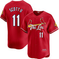 St. Louis Cardinals #11 Victor Scott II Red KLUNKIM City Connect Limited Stitched Jersey