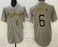 Pittsburgh Pirates #6 Konnor Griffin Grey KLUNKIM Limited Jersey