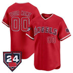 Custom Los Angeles Angels 2024 Spring Training Patch Vapor Premier Limited Jersey ¨C Red KLUNKIM