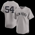 New York Yankees #54 Max Fried Gray KLUNKIM Road Limited Player Jersey 2