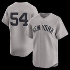 New York Yankees #54 Max Fried Gray KLUNKIM Road Limited Player Jersey 2