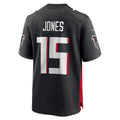 A.Falcons #15 Emory Jones Black KLUNKIM Team Game Jersey