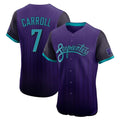 Arizona Diamondbacks #7 Corbin Carroll Player Purple KLUNKIM 2025 City Connect Limited Elite Home Game Stitched Jerseys