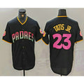 San Diego Padres #23 Fernando Tatis Jr Black KLUNKIM 20th Anniversary Cool Base Stitched Jersey